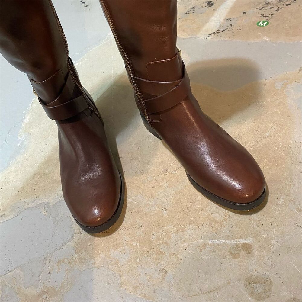 Michael Kors Brown Heeled Boots - Picture 6 of 13
